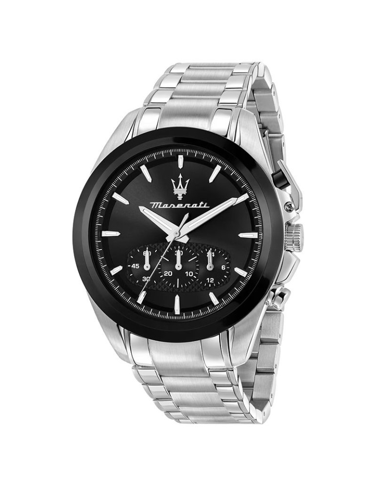Orologio Maserati - Cronografo - Silver - 43mm - Nero - R8873612066