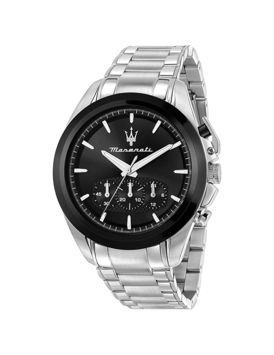 Orologio Maserati - Cronografo - Silver - 43mm - Nero - R8873612066