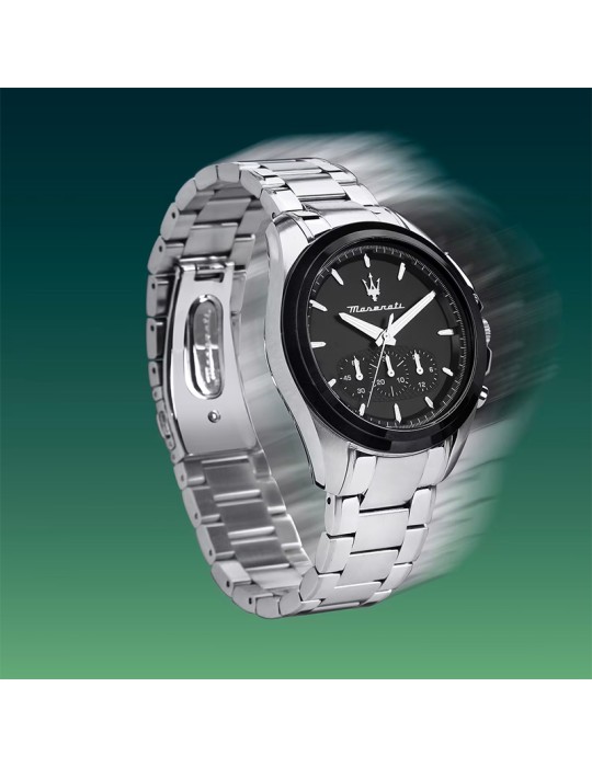 Orologio Maserati - Cronografo - Silver - 43mm - Nero - R8873612066