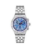 Orologio Swatch - Midday in The Mirror - Silver - 43mm-Azzurro-YVS541G