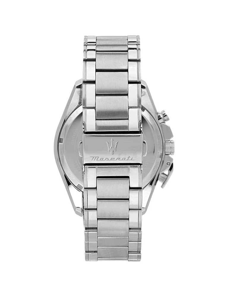 Orologio Maserati - Cronografo - Silver -45mm-Lunetta Nera-R8873612068