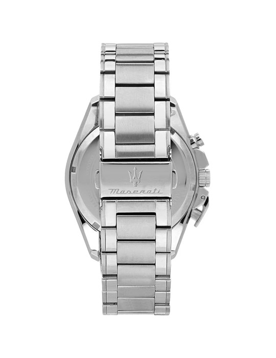 Orologio Maserati - Cronografo - Silver -45mm-Lunetta Nera-R8873612068