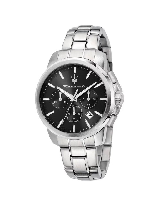 Maserati Watch - Chronograph - Silver - 42mm - Black - R8873621046