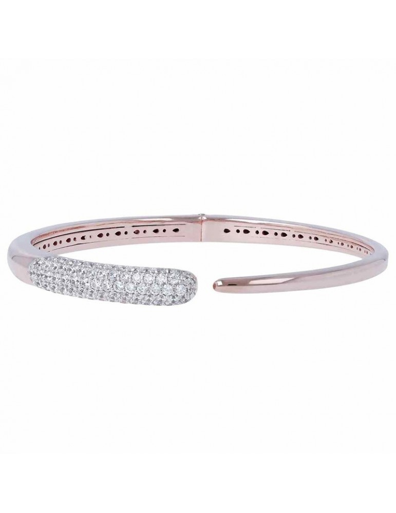 RIGID BRACELET IN CUBIC ZIRCONIA BRONZALLURE - 0
