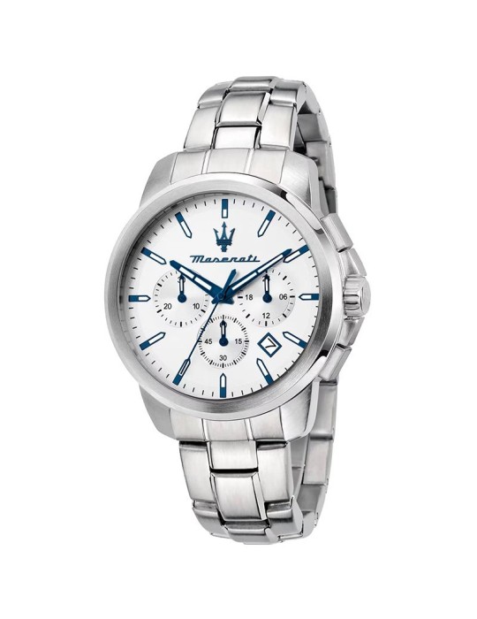 Orologio Maserati - Cronografo - Silver - 42mm - Bianco - R8873621048
