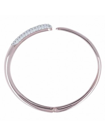 RIGID BRACELET IN CUBIC ZIRCONIA BRONZALLURE - 0 2