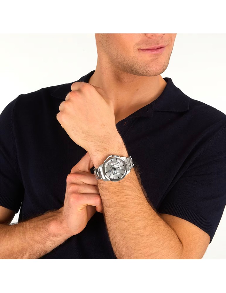 Orologio Maserati - Cronografo - Silver - 42mm - Bianco - R8873621048