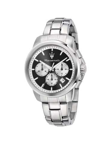 Maserati Watch - Silver - 42mm - Black - Silver Subdials-R8873621052