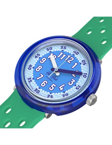 Orologio Flik Flak - Fizz in Waves - Verde - 32mm - Blu - ZFCNP006 2