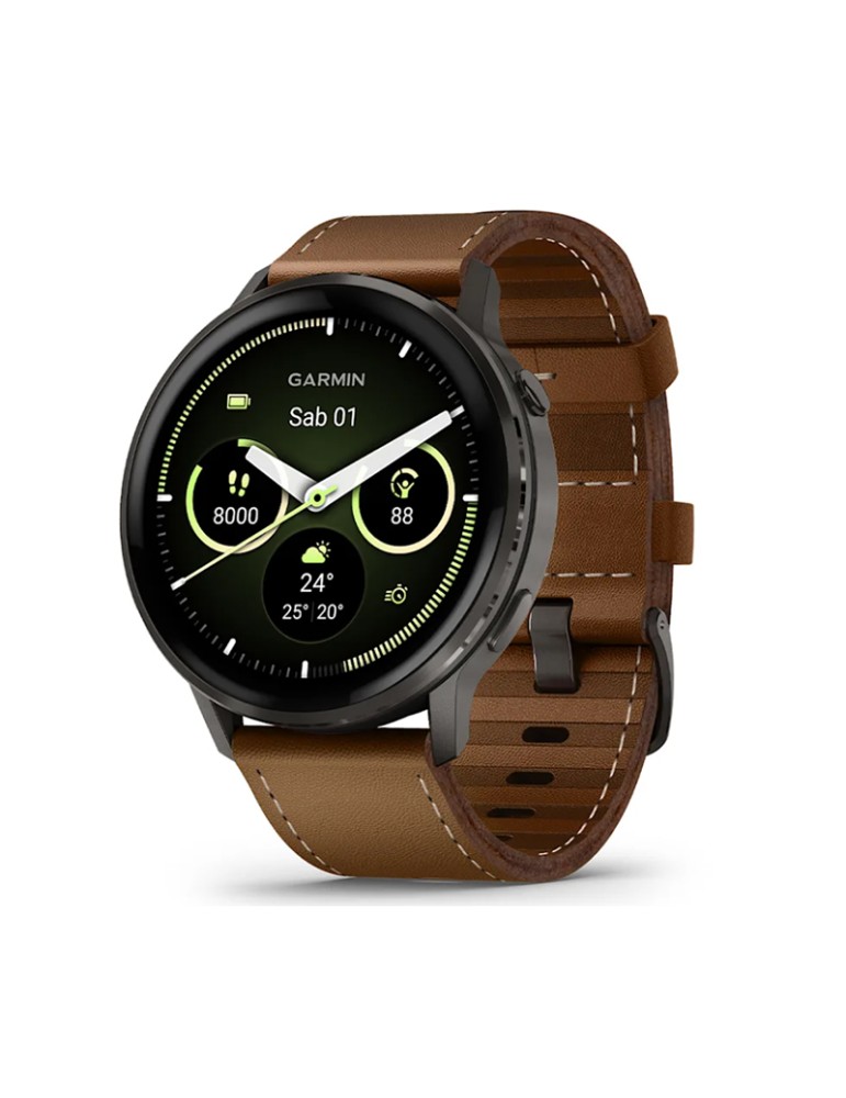 Orologio Smartwatch Garmin - Venu® 4 - 45 mm - Marrone Nero - 0