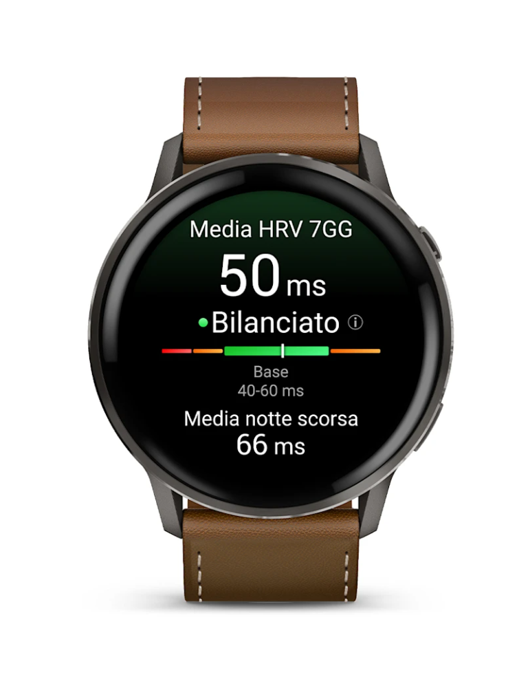 Orologio Smartwatch Garmin - Venu® 4 - 45 mm - Marrone Nero - 0