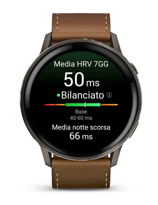 Garmin Venu® 4 Smartwatch - 45mm - Brown Black - 0