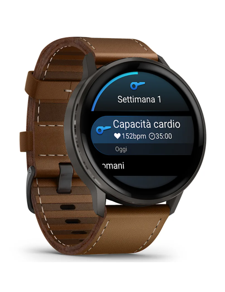 Garmin Venu® 4 Smartwatch - 45mm - Brown Black - 0