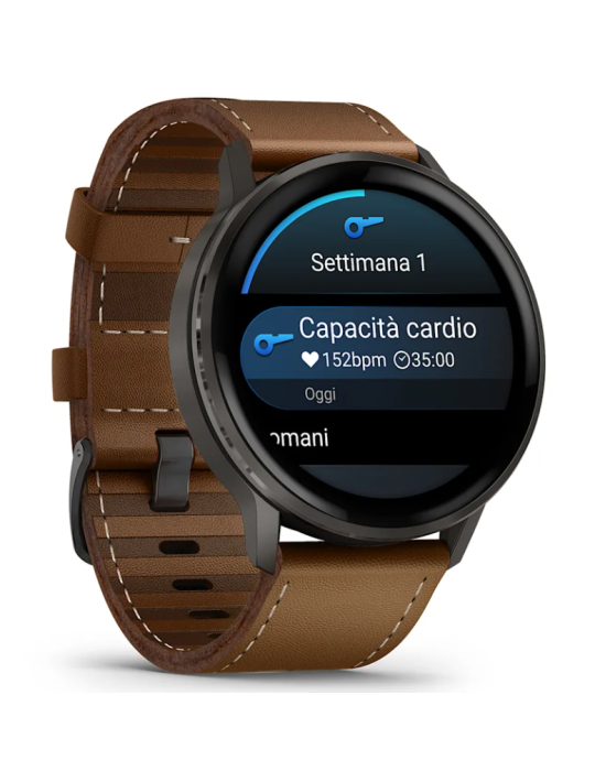 Garmin Venu® 4 Smartwatch - 45mm - Brown Black - 0