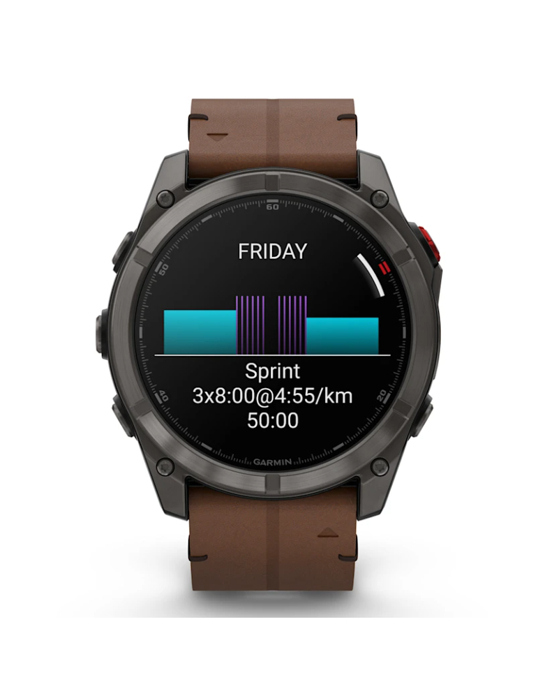Orologio Smartwatch Garmin - Fēnix® 8 Pro - 51 mm, AMOLED con Doppio Cinturino - 0