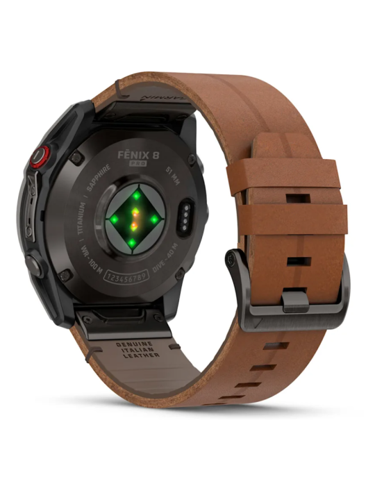 Orologio Smartwatch Garmin - Fēnix® 8 Pro - 51 mm, AMOLED con Doppio Cinturino - 0