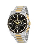 Orologio Maserati - Cronografo - Silver e Gold - 43mm-Nero-R8873652003