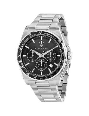 Orologio Maserati - Cronografo - Silver - 43mm - Nero - R8873652012