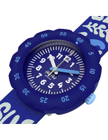 Flik Flak Watch-Surfing Essentials-Blue-35mm-with Writing-ZFPSP080 2