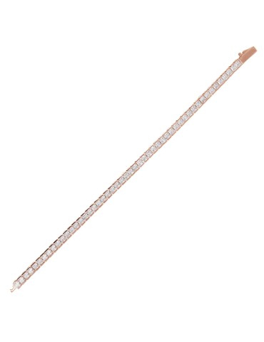 Bronzallure Bracelet-Tennis-Cubic Zirconia Squares-Large-WSBZ01979.W 2