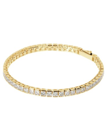 Bracciale Bronzallure-Gold-Cubic Zirconia Quadrati-Large-WSBZ01979Y.W-175