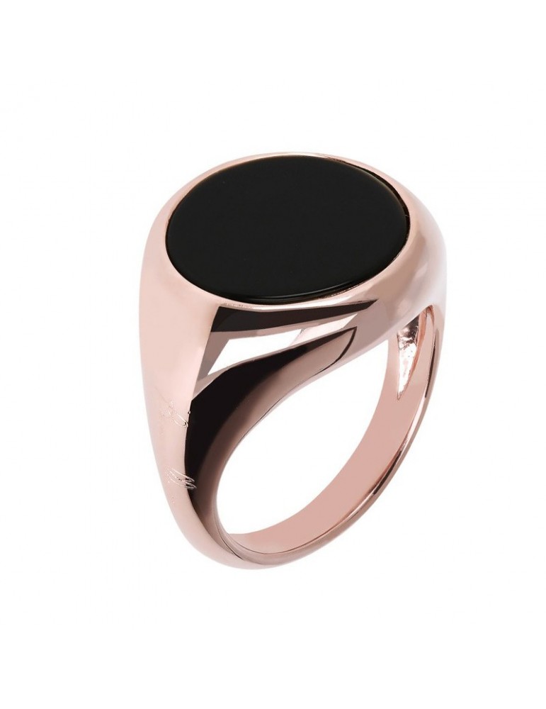 Anello Bronzallure - Alba Chevalier Piccolo - Onice Nero - WSBZ00971BO