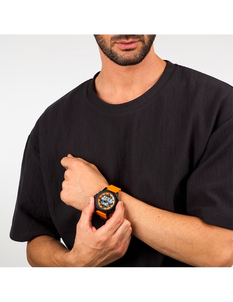 Orologio Sector - Ex-48 - Digitale - 52mm - Arancione - R3251302002