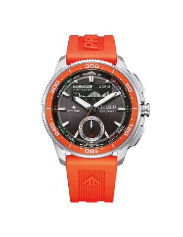 Orologio Citizen - Promaster Eco-Drive Wave Tracker 42mm arancione - 0