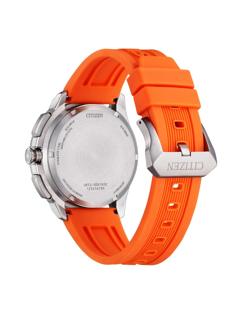 Orologio Citizen - Promaster Eco-Drive Wave Tracker 42mm Arancione - 0