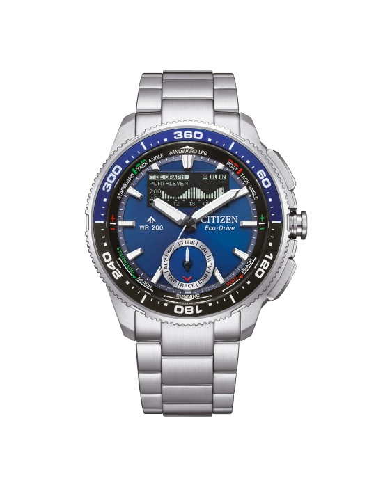 Orologio Citizen - Promaster Eco-Drive Wave Tracker 42mm Nero Blu - 0
