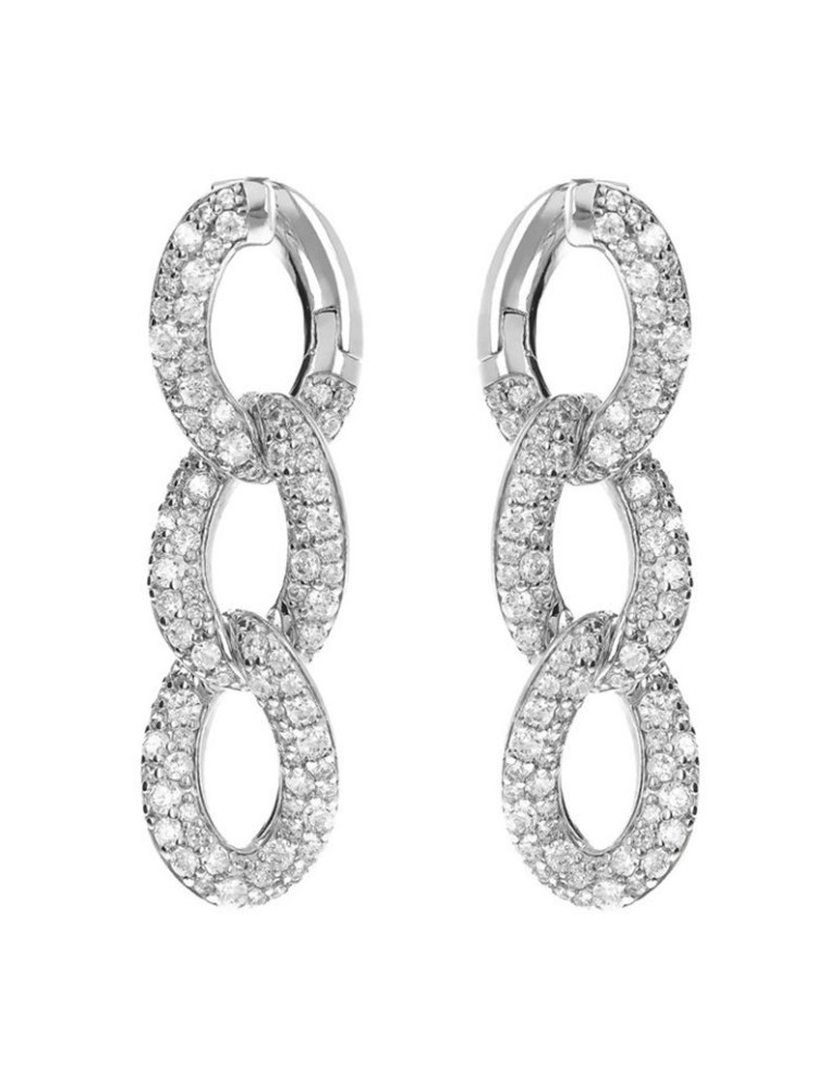 Bronzallure Earrings-Pendants-Groumette-Cubic Zirconia-WSBZ02271W.WR