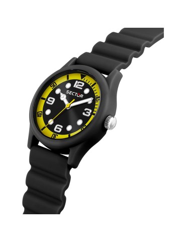 Orologio Sector - H2O - Nero - 41mm - Dettaglio Giallo - R3251318002 2
