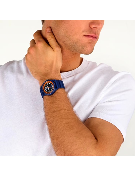Orologio Sector - H2O - Blu - 41mm - Dettaglio Arancione - R3251318003