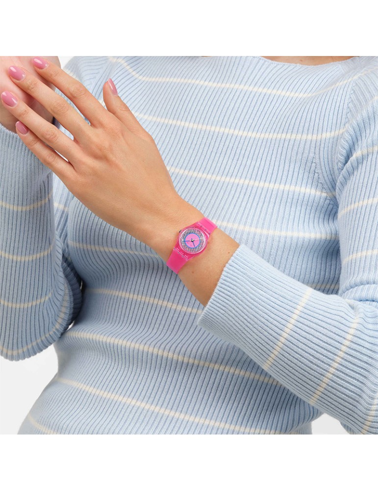 Swatch Watch - Prismatically Pink - Pink - 25mm - Transparent-LP166