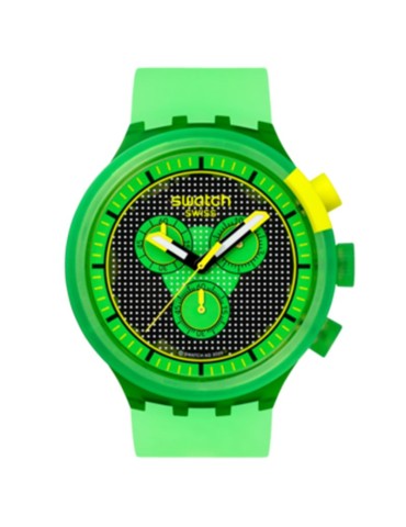 Orologio Swatch - Glowingly Green - Cronografo - Verde - 47mm-SB02G100