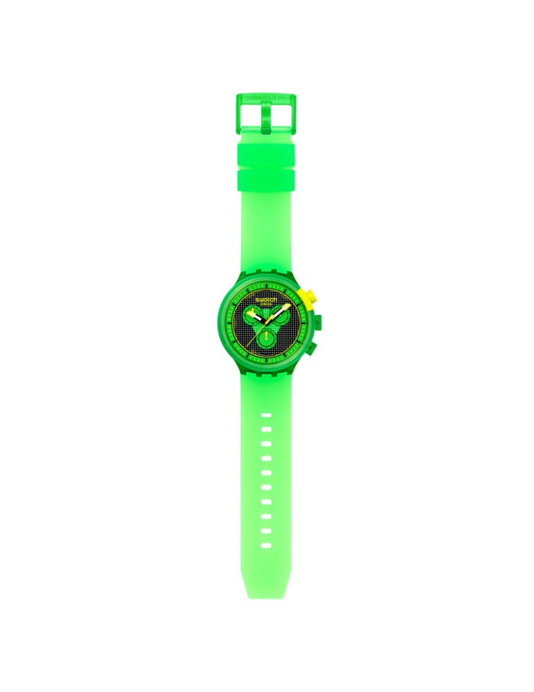 Swatch Watch - Glowingly Green - Chronograph - Green - 47mm-SB02G100