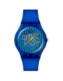 Orologio Swatch - Brillantly Blue - Solo Tempo - 41mm - Blu - SO29S102