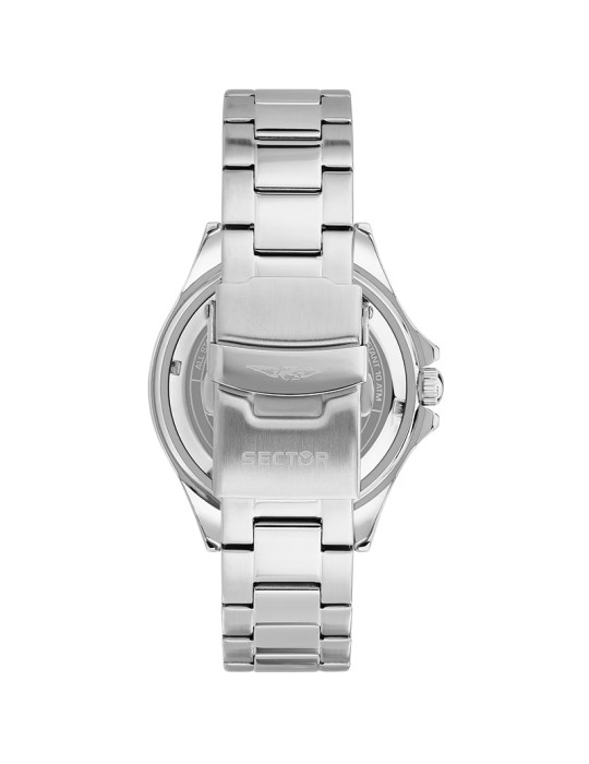 Orologio Sector - 230 - Tempo e Data - Silver - 43mm -Nero-R3253161064