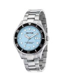 Sector Watch - Silver - 43mm - Light Blue - Black Bezel - R3253161065