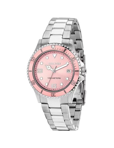 Orologio Sector - 230 - Tempo e Data - Silver - 35mm -Rosa-R3253161551