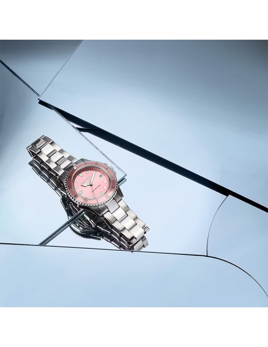Orologio Sector - 230 - Tempo e Data - Silver - 35mm -Rosa-R3253161551