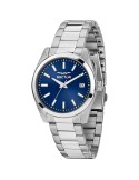 Sector Watch - 240 - Time and Date - Silver - 37mm - Blue-R3253240028