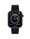 Smartwatch Oops! - 41x45mm - Black - Blue Crystals - OPSSW37