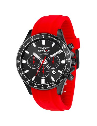 Sector Watch - 230 - Chronograph - Red - 43mm - Black - R3271661032