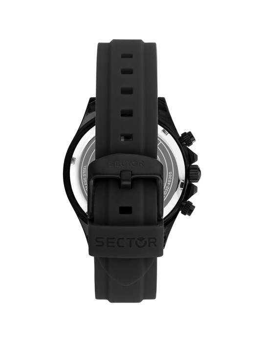 Orologio Sector - 230 Cronografo 43mm Nero con Indici Turchesi - 0