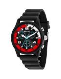Orologio Sector - Nero - 43mm - Dettaglio Bianco e Rosso - R3271718001