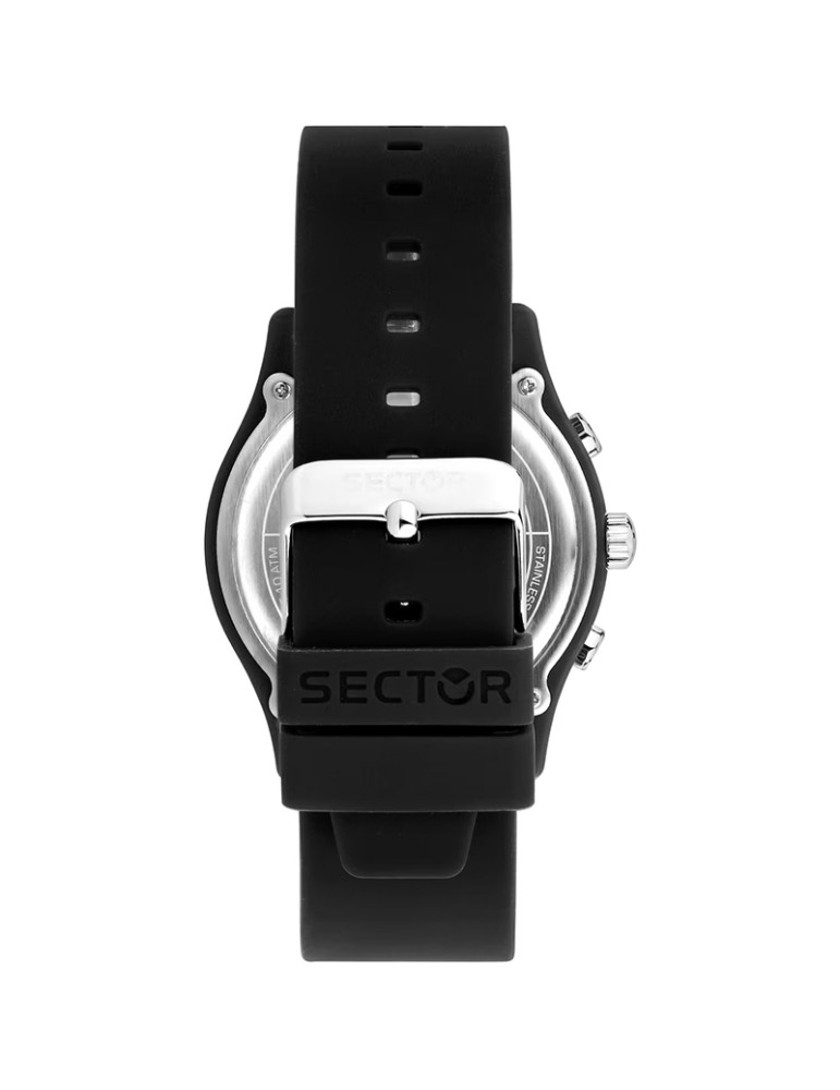 Orologio Sector - Nero - 43mm - Dettaglio Bianco e Rosso - R3271718001