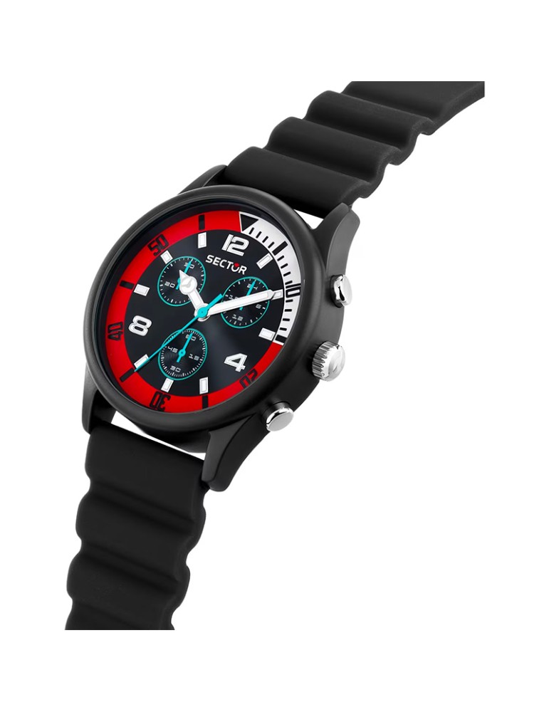 Sector Watch - Black - 43mm - White and Red Detail - R3271718001