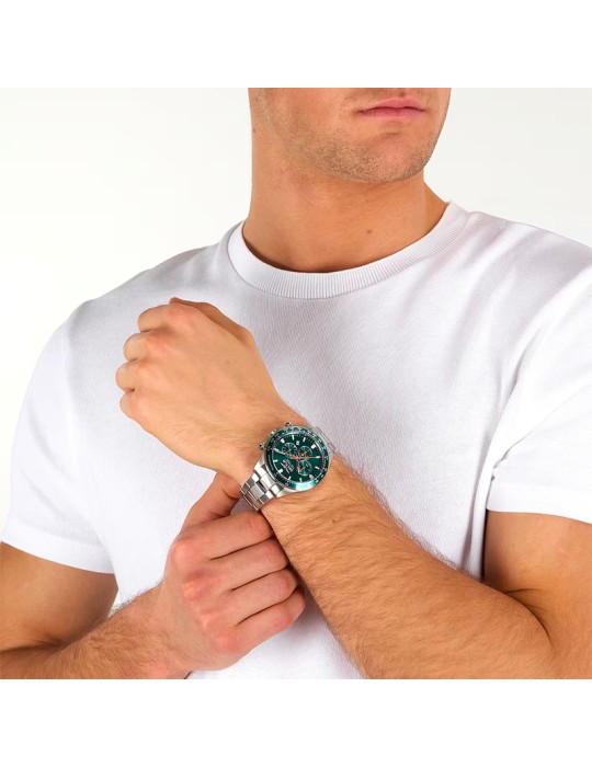 Sector Watch - 230 - Chronograph - Silver - 43mm - Green-R3273661055
