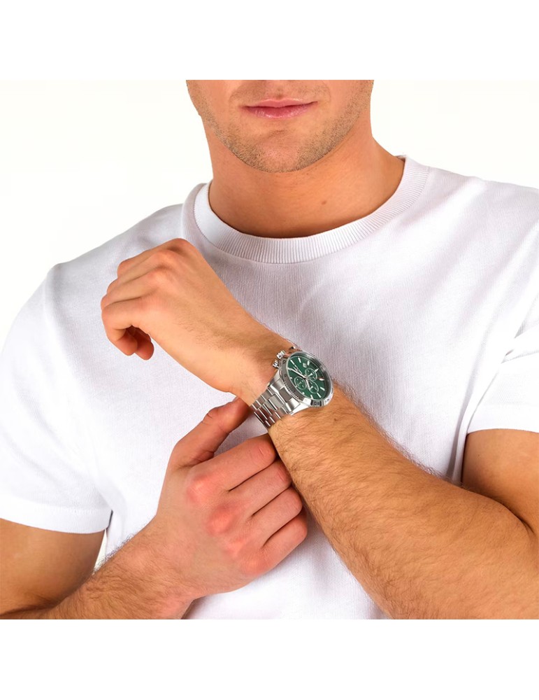 Orologio Sector - 270 - Cronografo - Silver - 45mm - Verde-R3273778012